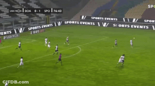 Soccer Player In White Jersey Number 4 GIF