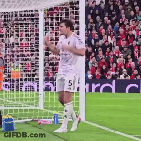 Soccer Player In White Jersey Number 5 GIF