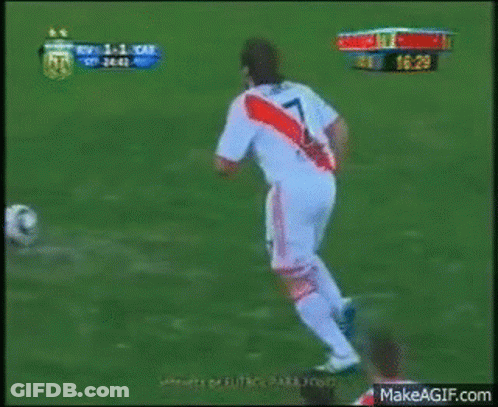 Soccer Player In White Jersey Number 7 GIF