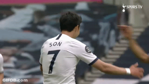 Soccer Player In White Jersey Number 7 GIF