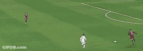 Soccer Player In White Jersey Number 9 GIF