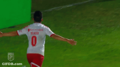 Soccer Player In White Jersey Number 9 GIF