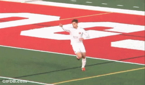 Soccer Player In White Jersey Saying HTC GIF