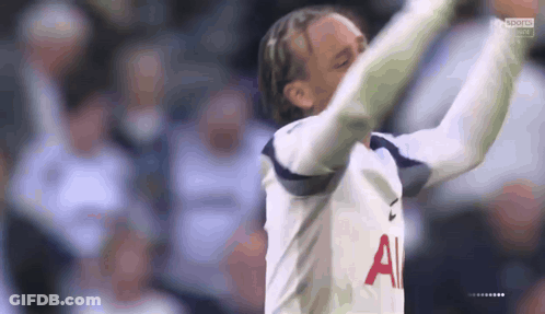 Soccer Player In White Jersey With AI GIF