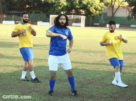 Soccer Player In White Jersey With Spoto GIF