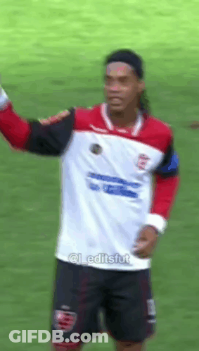Soccer Player In White Shirt And Black Shorts GIF