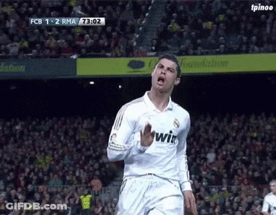 Soccer Player In White Shirt Celebrating Goal With Win GIF