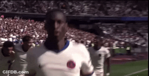 Soccer Player In White Shirt With Circle GIF