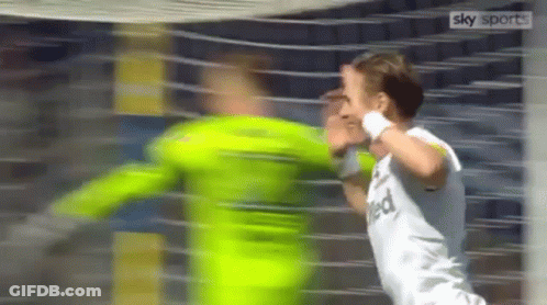 Soccer Player In White Shirt With United On Back GIF
