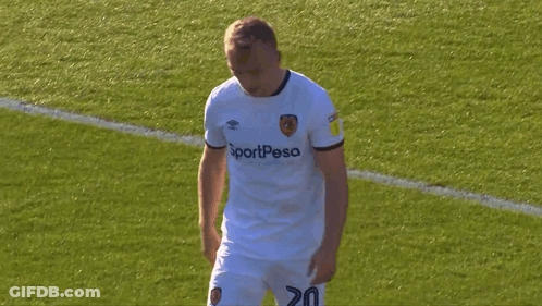 Soccer Player In White Sportpesa Jersey GIF
