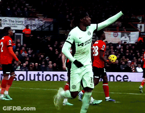 Soccer Player In White Uniform Number 23 GIF