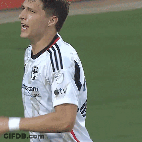 Soccer Player In White Western Shirt GIF