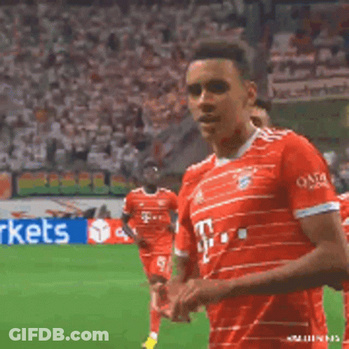 Soccer Player In Yellow And Black Jersey Number 1 & 1 GIF