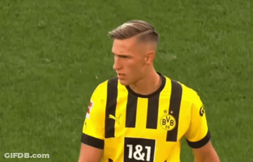 Soccer Player In Yellow And Black Jersey Number 11 On Field GIF