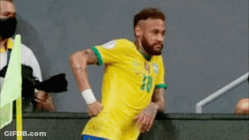 Soccer Player In Yellow And Green Jersey GIF