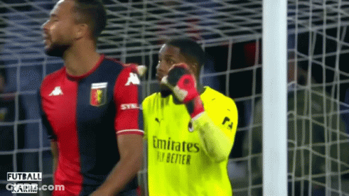 Soccer Player In Yellow Emirates Jersey GIF