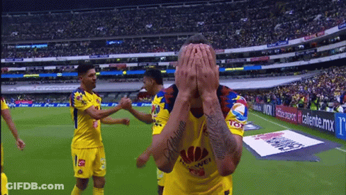 Soccer Player In Yellow Huawei Jersey GIF