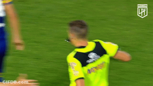 Soccer Player In Yellow Jersey LPFL GIF