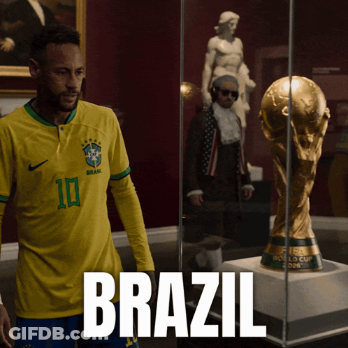 Soccer Player In Yellow Jersey Number 10 GIF