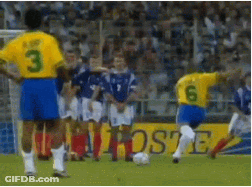 Soccer Player In Yellow Jersey Number 6 GIF