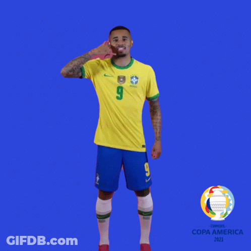 Soccer Player In Yellow Jersey Number 9 GIF