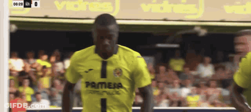 Soccer Player In Yellow Jersey Primera GIF