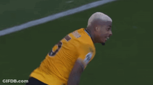 Soccer Player In Yellow Jersey Running GIF