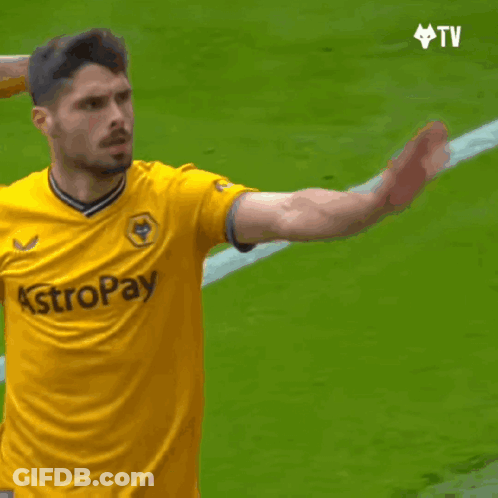 Soccer Player In Yellow Jersey Saying Kstro GIF