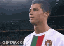 Soccer Player In Yellow Kafd Shg Jersey GIF