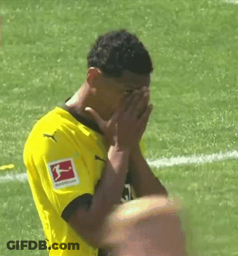 Soccer Player In Yellow Puma Shirt GIF