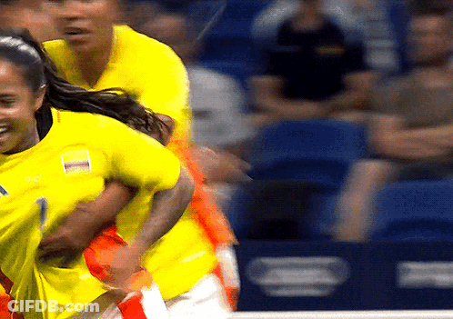Soccer Player In Yellow Shirt Number 1 GIF