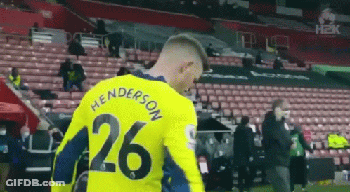 Soccer Player In Yellow Shirt Number 26 GIF