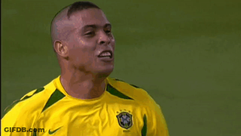 Soccer Player In Yellow Shirt Number 9 GIF