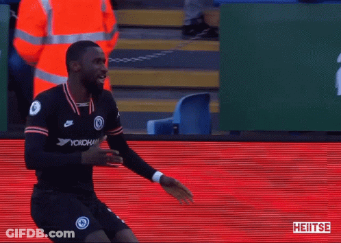 Soccer Player In Yokohama Jersey In Front Of Crowd GIF