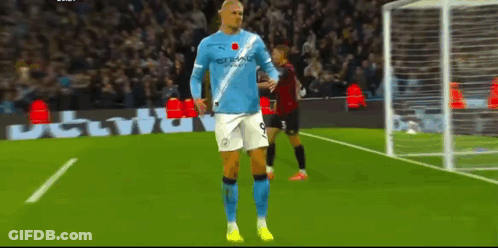 Soccer Player Jersey Saying City GIF