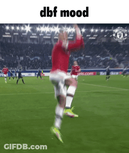 Soccer Player Jumping Dbf Mood GIF