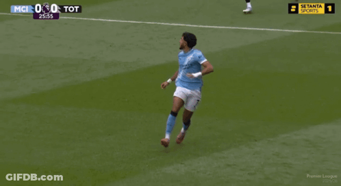 Soccer Player Jumping Estanta Sports Match GIF