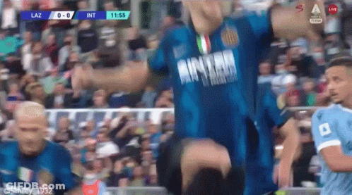 Soccer Player Jumping Laz Vs Int GIF