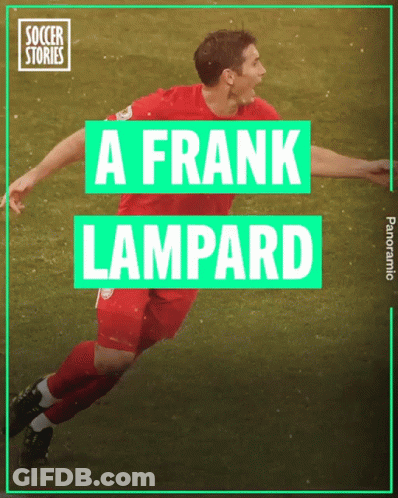 Soccer Player Jumping With A Frank Lampard Above GIF