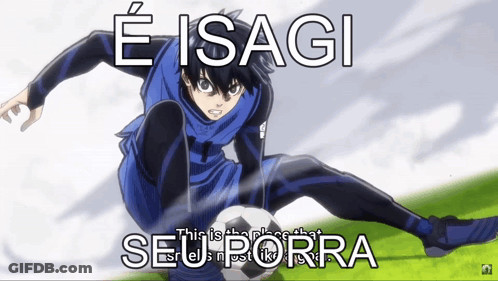 Soccer Player Kicking Ball E Isagi GIF