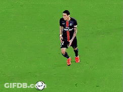 Soccer Player Kicking Ball On Field GIF