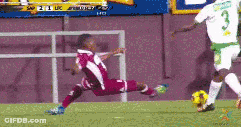 Soccer Player Kicking Ball GIF