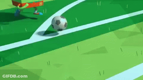 Soccer Player Kicking Ball GIF