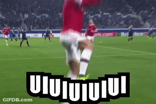 Soccer Player Kicking Ball With UIUIUIUI GIF