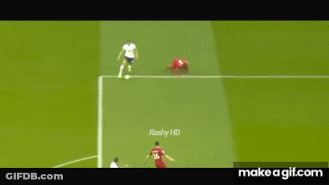 Soccer Player Kicking Soccer Ball GIF
