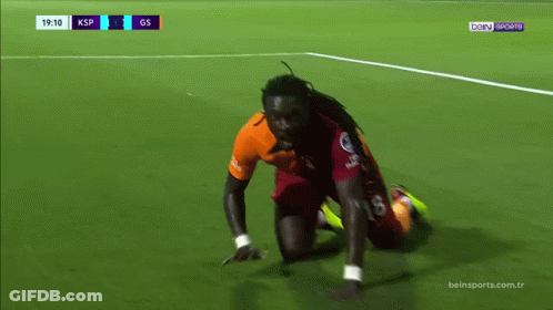 Soccer Player Kneeling Bein Sports Match GIF