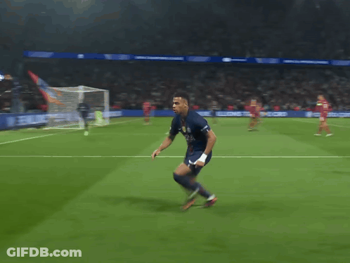 Soccer Player Kneeling In Qatar Shirt GIF