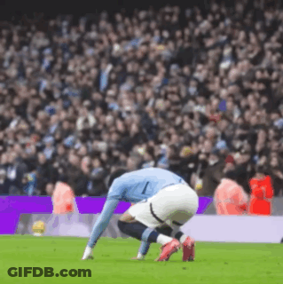 Soccer Player Kneeling On Field GIF