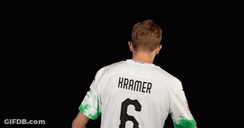 Soccer Player Kramer Number 6 GIF