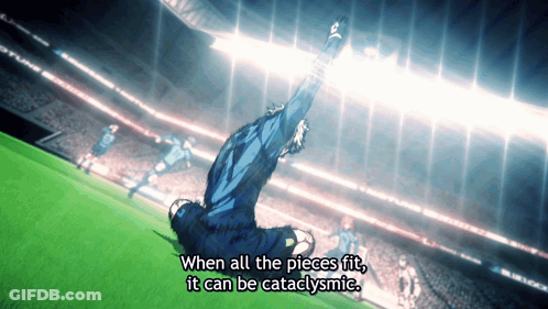 Soccer Player Laying On Ground When All The Pieces Fit It Can Be Cataclysmic GIF